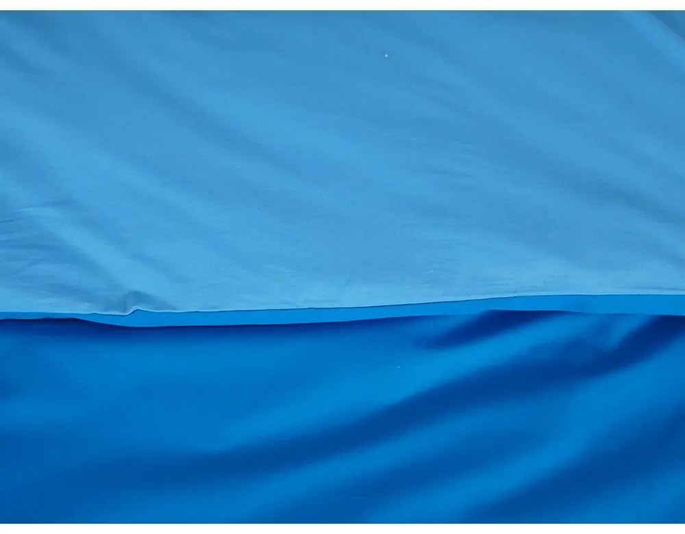 B.E.S. Petrovice Lenjerie de pat din bumbac Doubleface cobalt/albastru