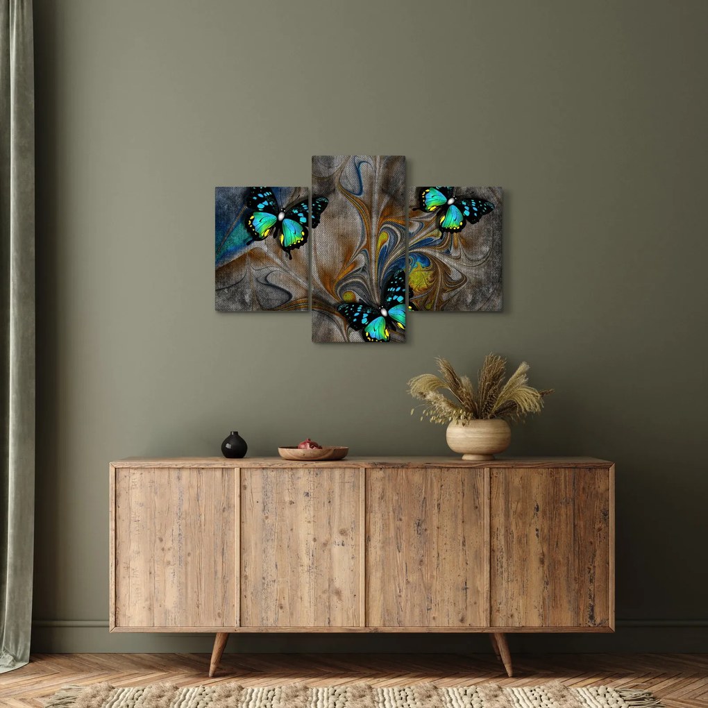 Tablou - Fluturi strălucitori în imagine (90x60 cm)