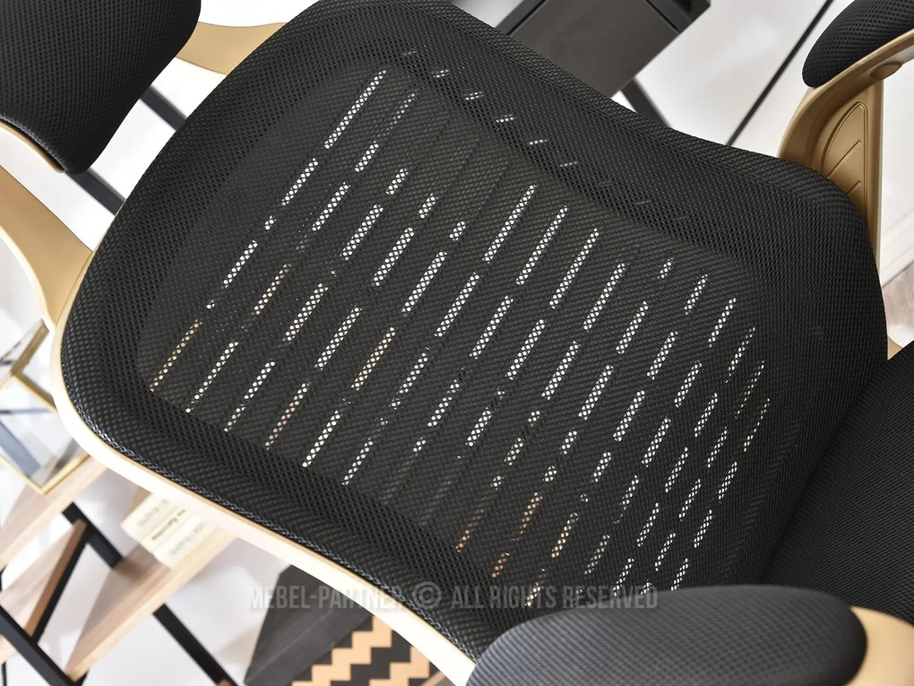 Fotoliu Rondoz (auriu + negru). Promo -17%. 1109968