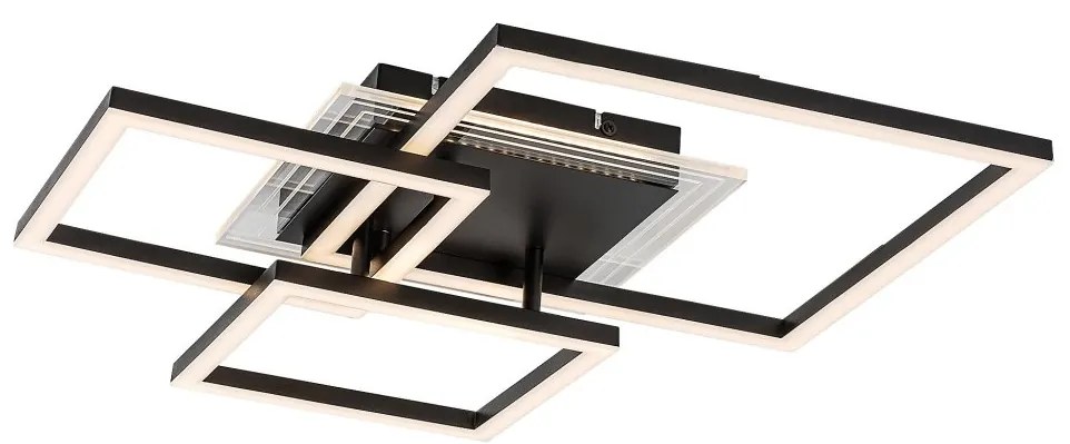 Plafoniera LED design geometric Ottavia 50x18,5cm