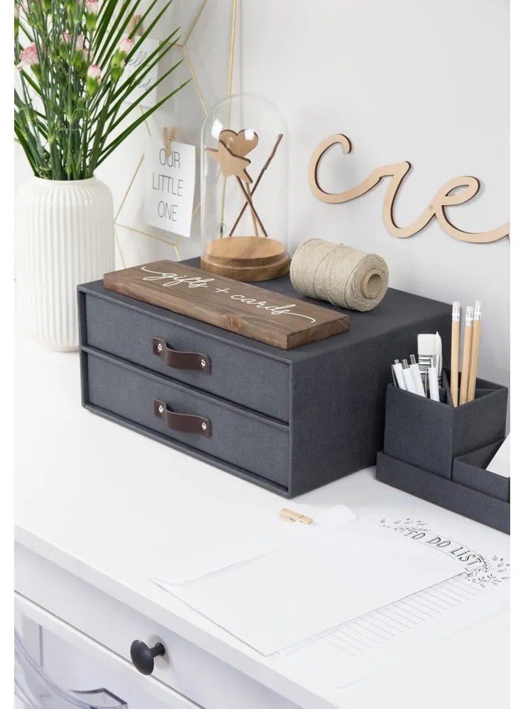 Organizator pentru sertar din carton Birger Canvas Paper Laminate – Bigso