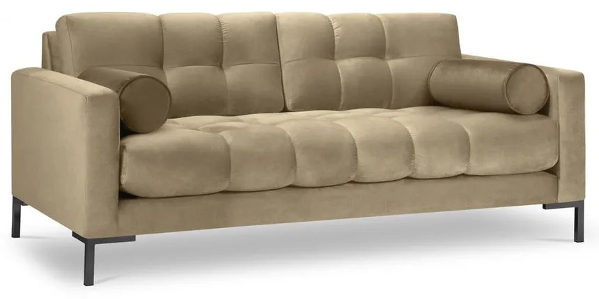 Canapea din catifea Cosmopolitan Design Bali, bej