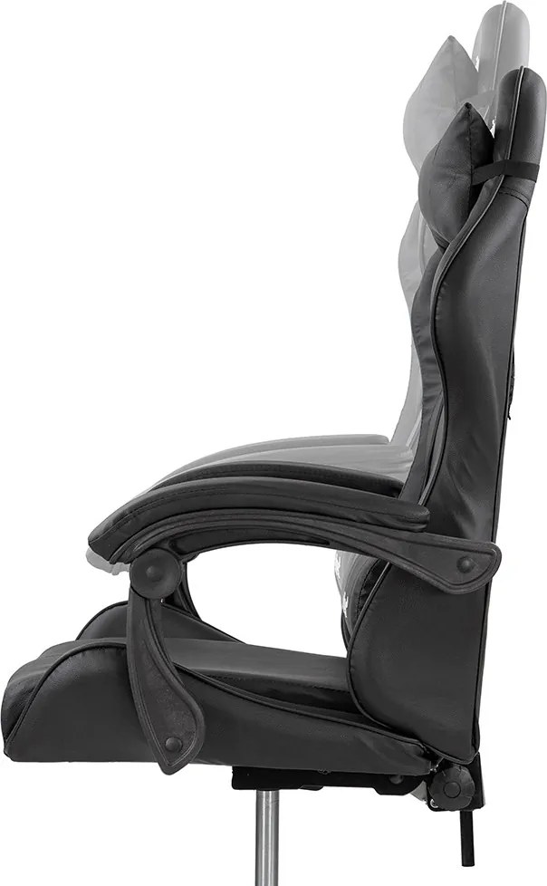 Raven gamer birou scaun pivotant negru