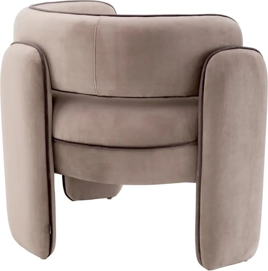 Scaun modern design LUX Chaplin, Savona greige