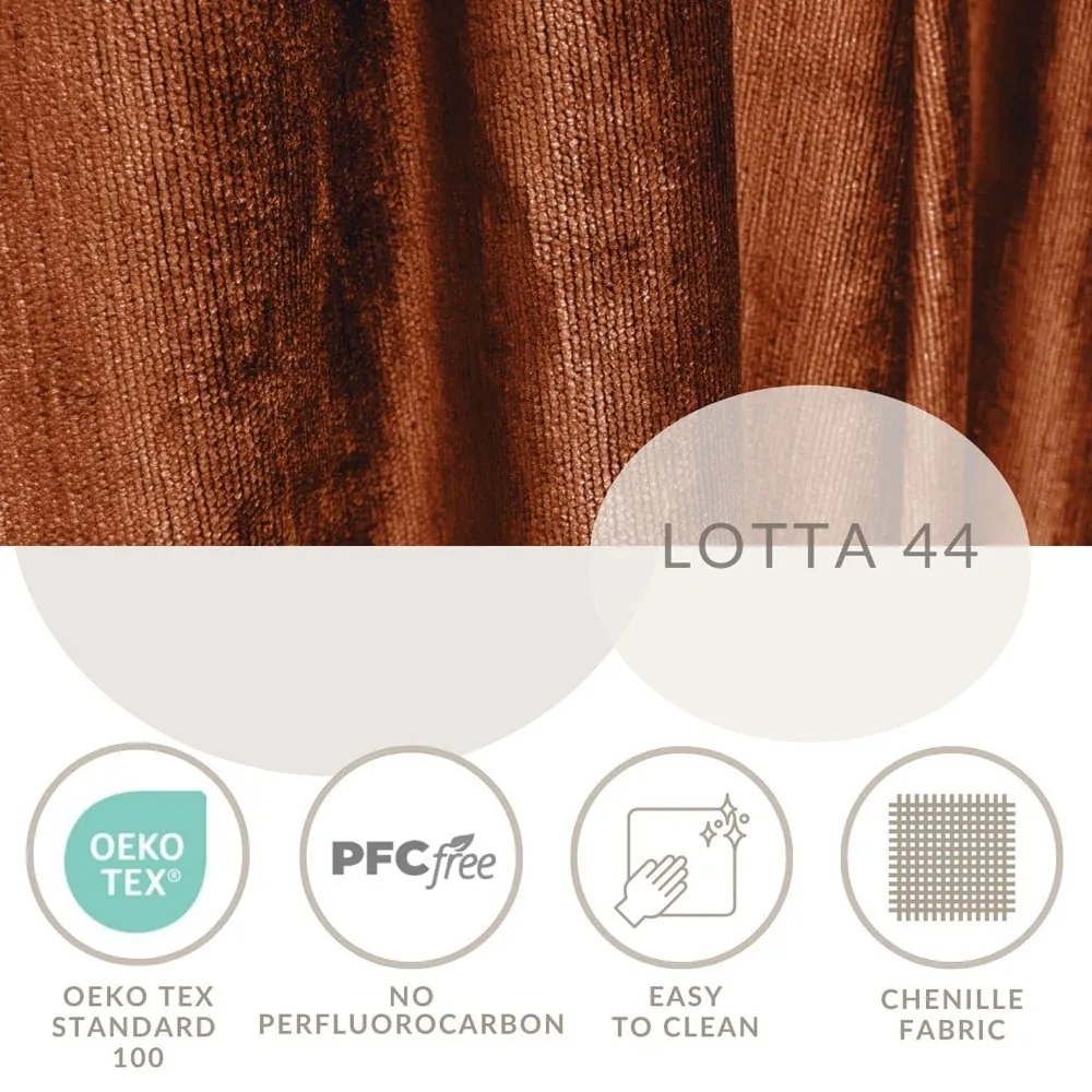 Pat matrimonial cărămiziu tapițat cu spațiu de depozitare cu somieră 180x200 cm Etero – Maison de Rêve