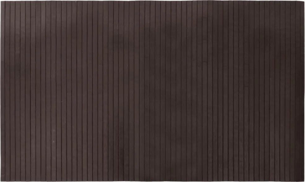 vidaXL Covor dreptunghiular, maro închis, 60x100 cm, bambus