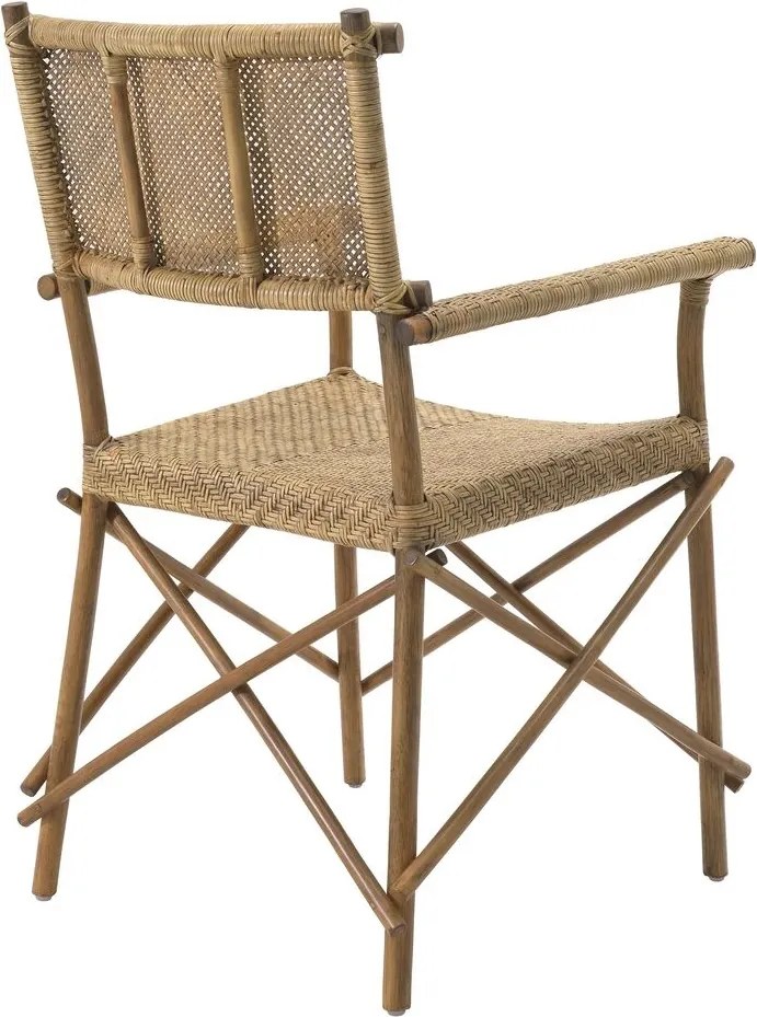 Scaun design clasic din rattan Johor, natur 114647 HZ