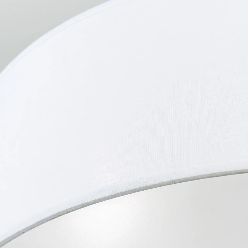 Lustra suspendata design modern Ufo 50cm alba