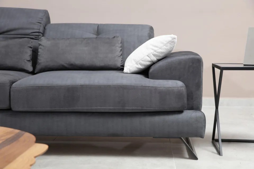 Canapea cu 3 Locuri Frido 3 Seater, Antracit