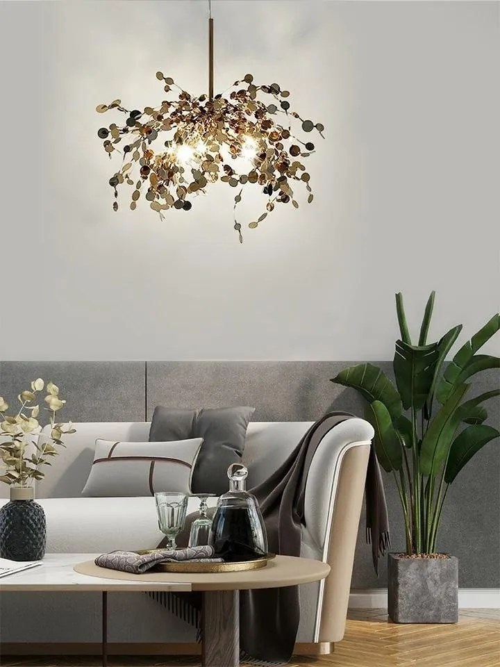 Lustra moderna design deosebit Monede 1 auriu