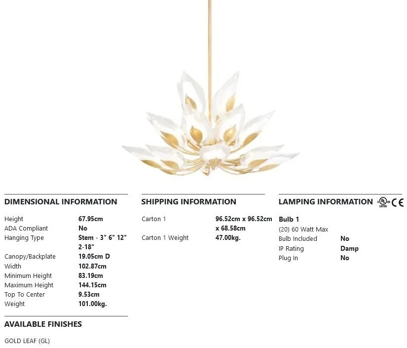 Candelabru LUX realizat manual, design deosebit BLOSSOM cu 20 surse de lumina
