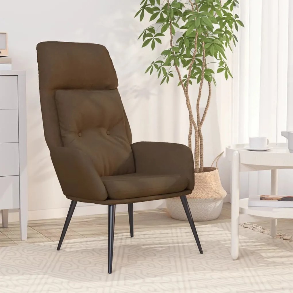 vidaXL Scaun de relaxare, maro, piele întoarsă artificială