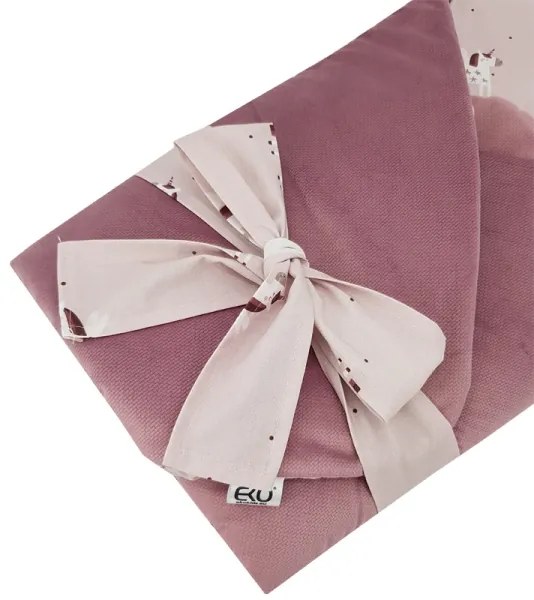 Pătură de înfășat din bumbac UNICORN 75x75 cm EKO