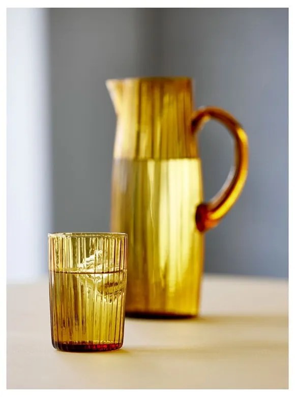 Carafă din sticlă Bitz Kusintha, 1,2 l, portocaliu