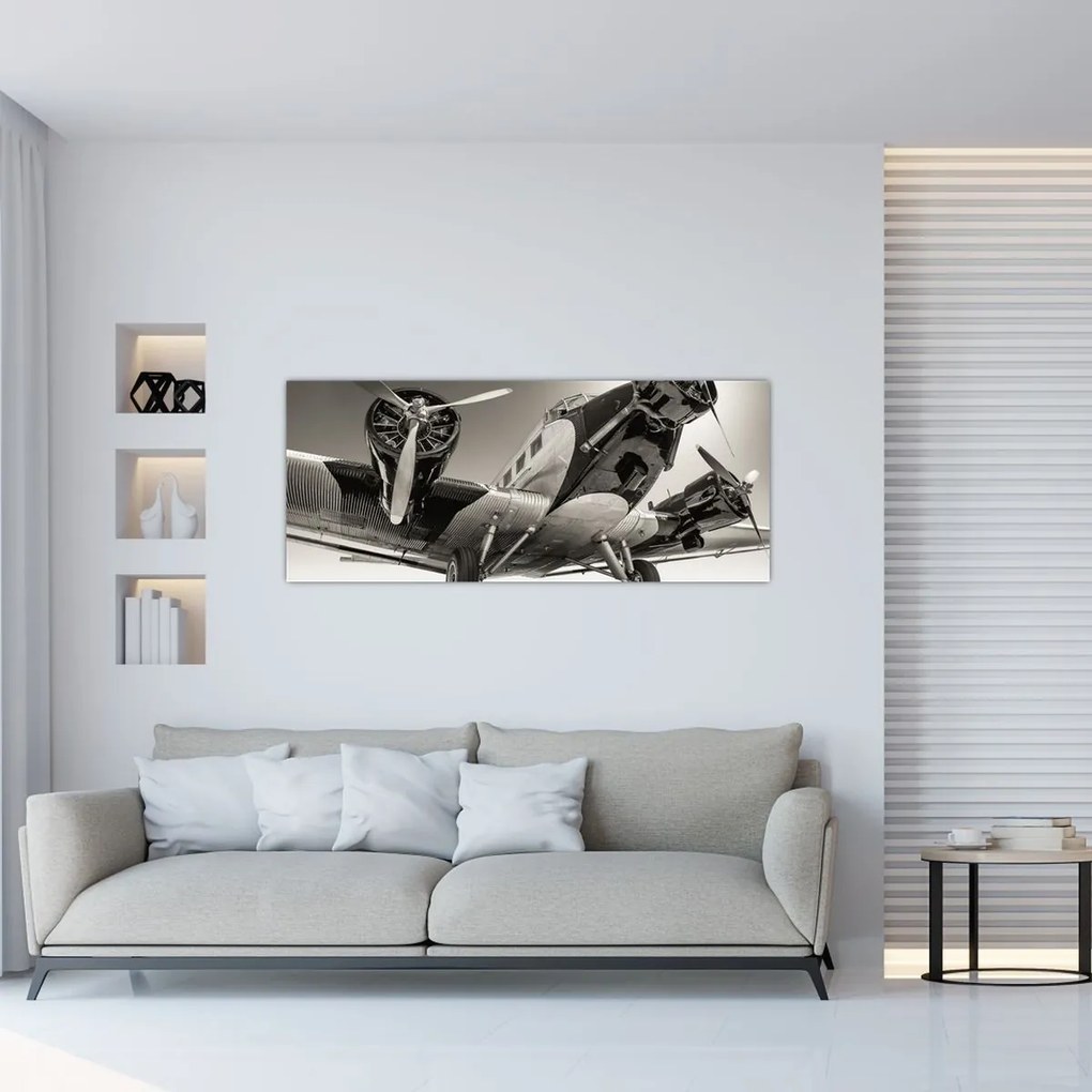 Tablou - Avioane istorice (120x50 cm)