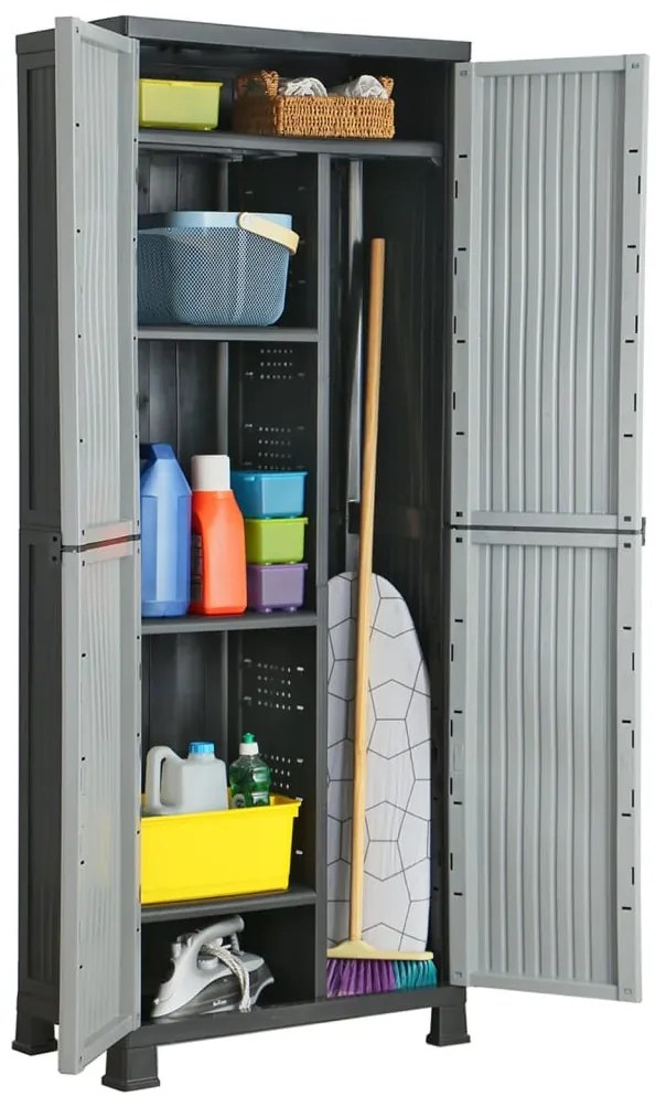 vidaXL Dulap din plastic, 68x39x171,5 cm