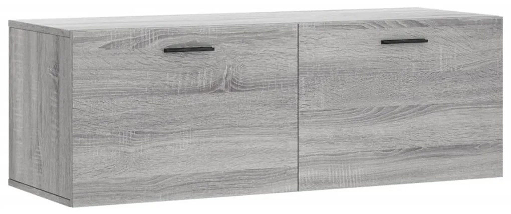 830154 vidaXL Dulap de perete, gri sonoma, 100x36,5x35 cm, lemn prelucrat