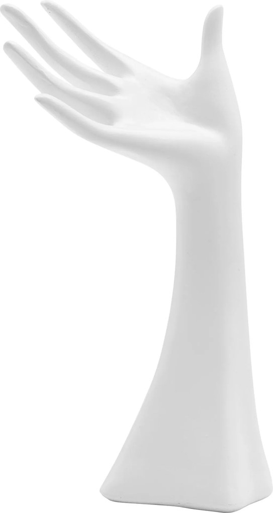 Suport bijuterii Hand Alb 10x20cm