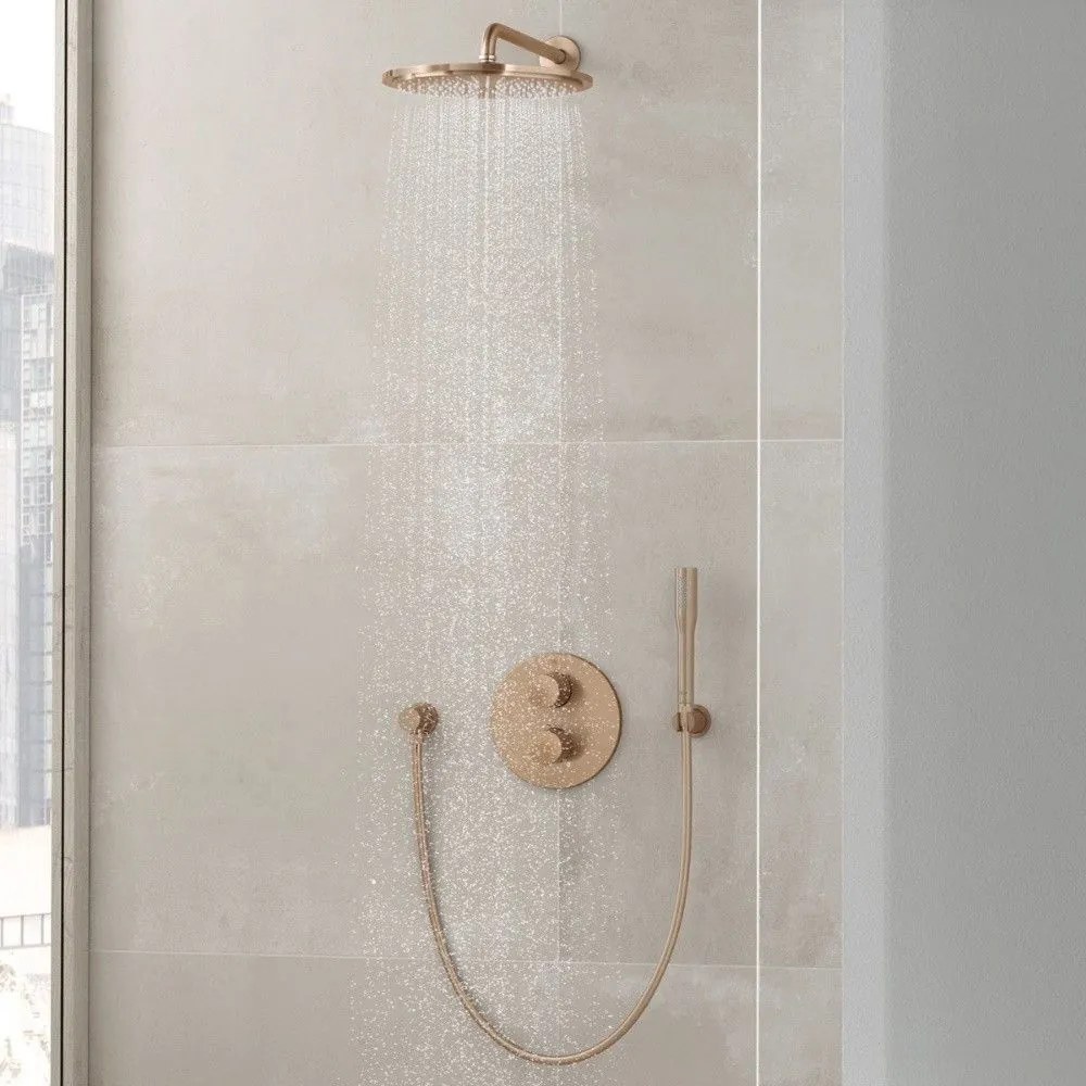 Furtun dus Grohe Essentials 125 cm, cupru (warm sunset)