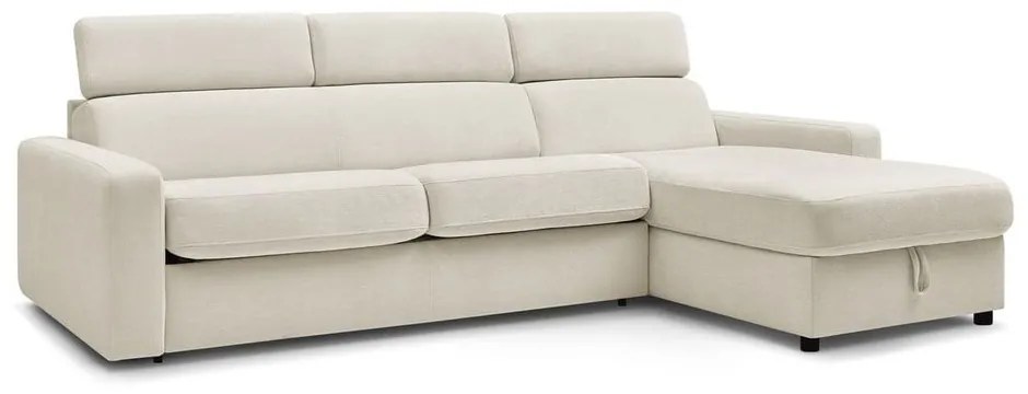 Colțar crem extensibil (cu colț variabil) Monaco – Bobochic Paris