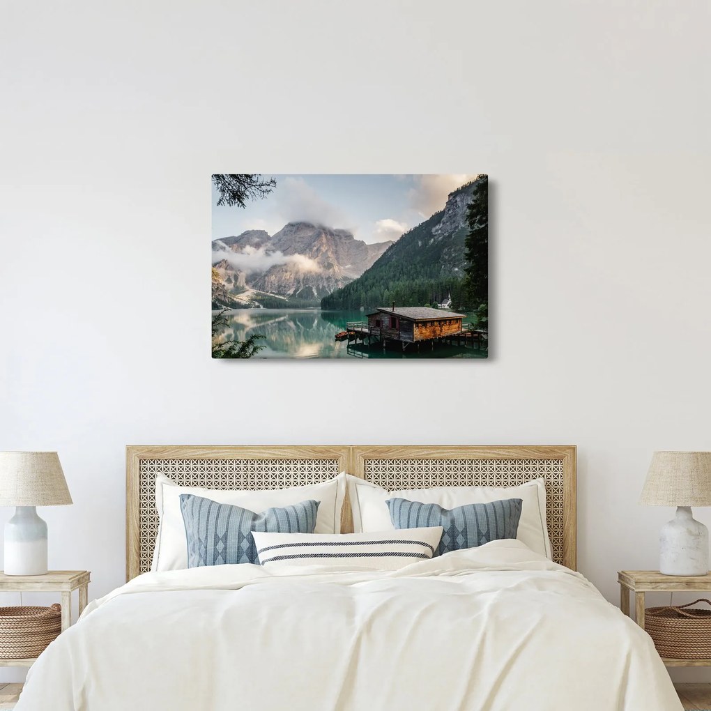 Tablou - Lake Prags (90x60 cm)