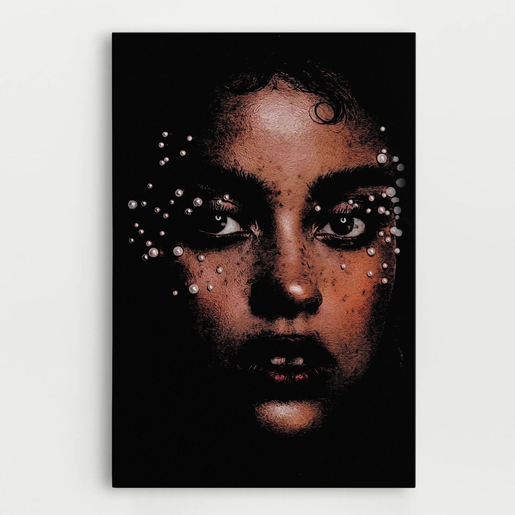 Tablou Canvas, 50x70cm, Dormitor si Living, Femei, Porterete, Pearl Portrait