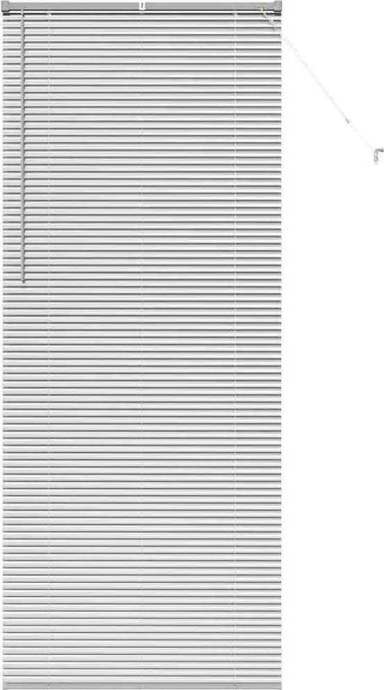 vidaXL Jaluzele venetiene Manual Argintiu 220 x 85 cm Aluminiu