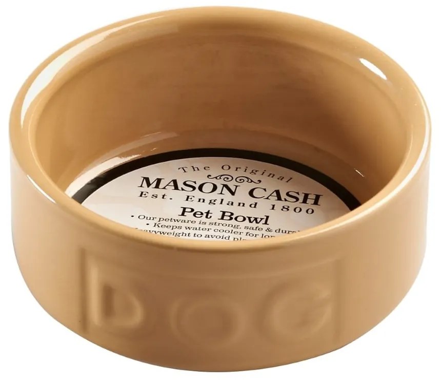 Bol din ceramică pentru câini Mason Cash Dog Cane, ø 13 cm