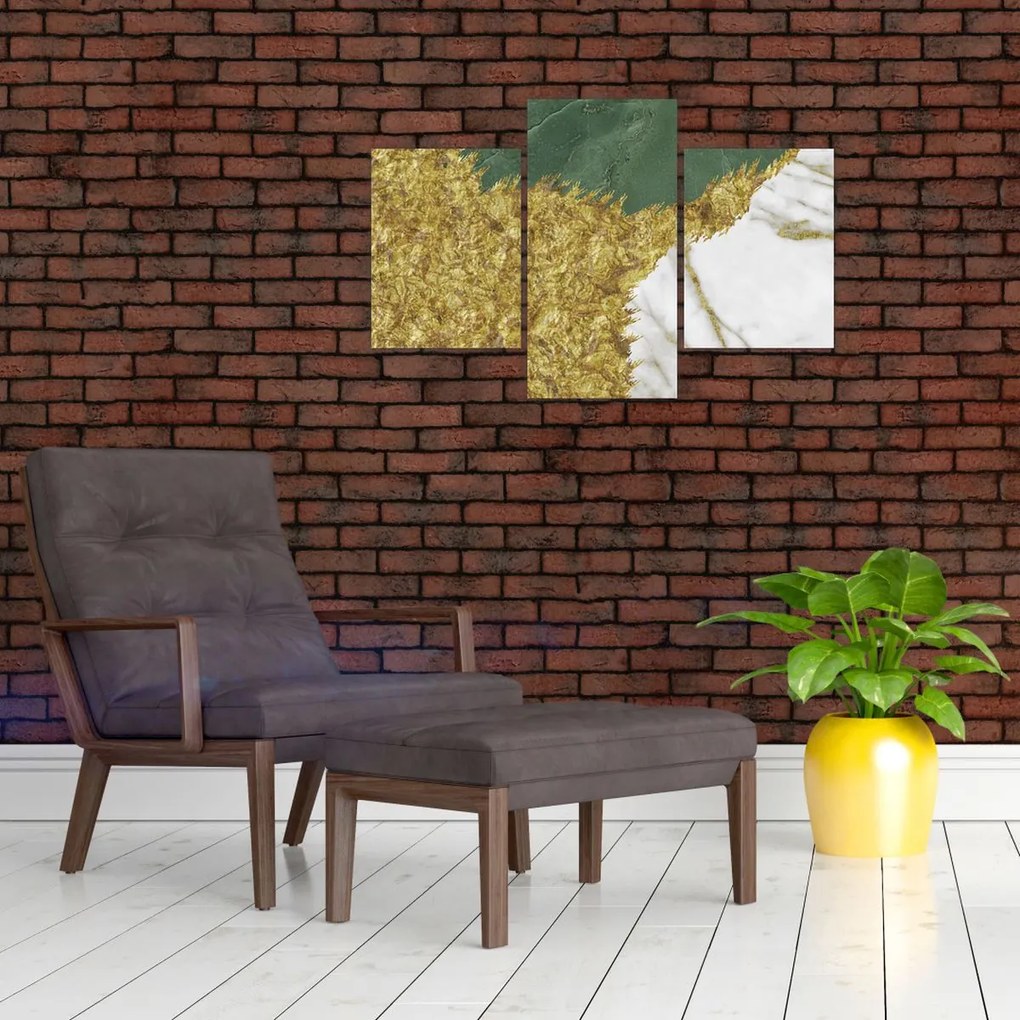 Tablou - Marmură verde N⁰2 (90x60 cm)