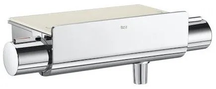 Coloana dus cu baterie si termostat Roca Deck, cap dus O25 cm