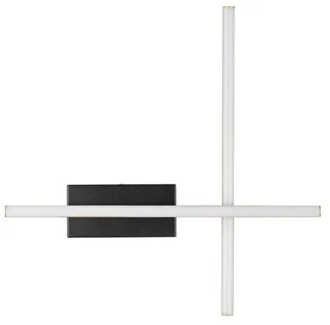 Aplica de perete LED design modern QUAM negru, auriu