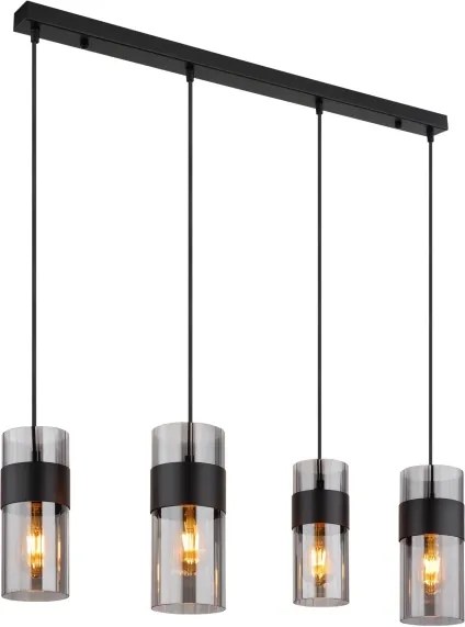 Lustră pe cablu Globo 15718-4 SCARFINA 4xE27/60W/230V