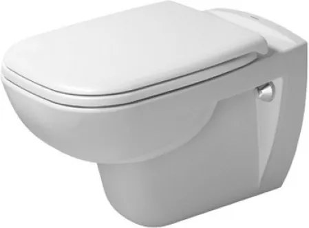 Set vas WC suspendat Duravit D-Code 54.5 cm si capac inchidere lenta
