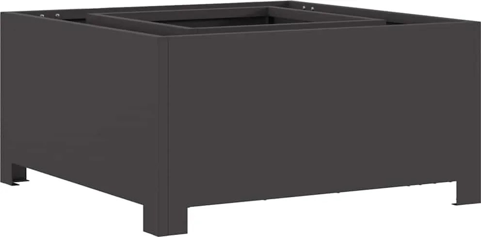 vidaXL Cuptor de foc Negru 60 x 60 x 30 cm Oțel