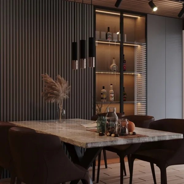 Lustră pe cablu LOOPEZ 2xGU10/40W/230V neagră/cupru Sollux SL.0947