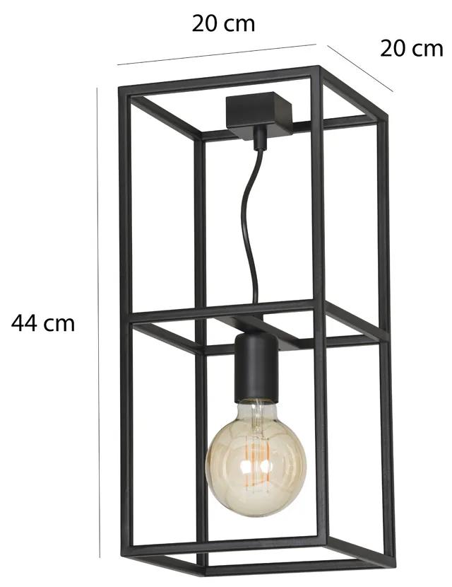 Lustra Plafon Omikron 1 Black 146/1 Emibig Lighting, Modern, E27, Polonia