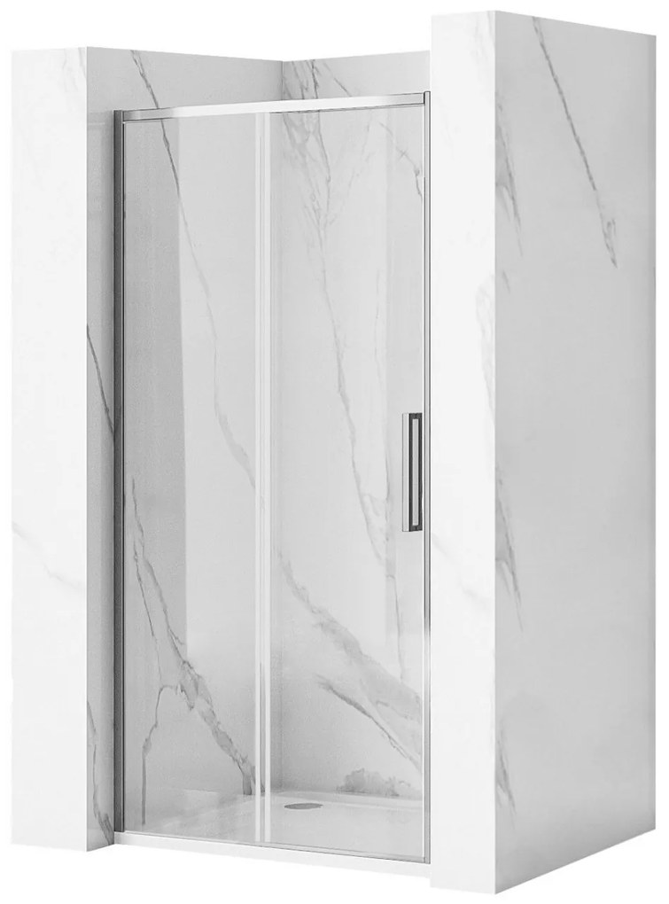 Usa de nisa culisanta Rea Rapid Slide 130 cm sticla 6 mm crom