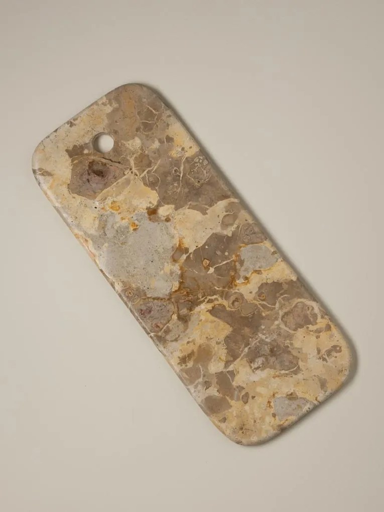 Platou de servire din marmură, 50×20 cm, "Sand"
