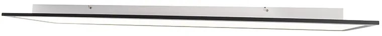 Plafoniera moderna neagra cu LED inclus 120 cm - Liv