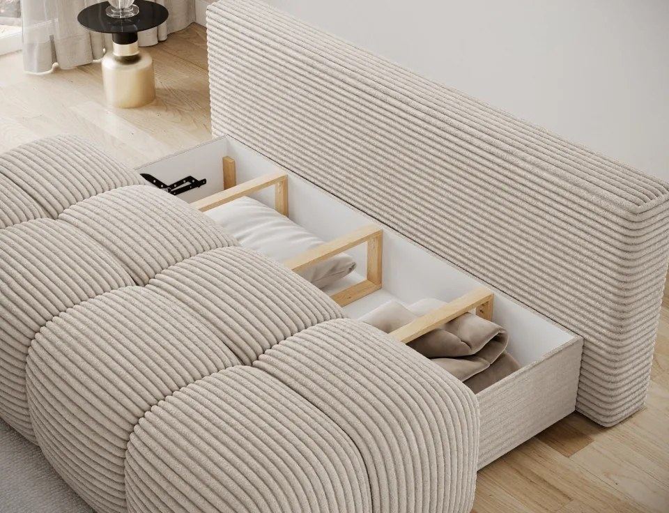 Canapea Nuwia extensibil, 200x102x100 cm – Modullo 01