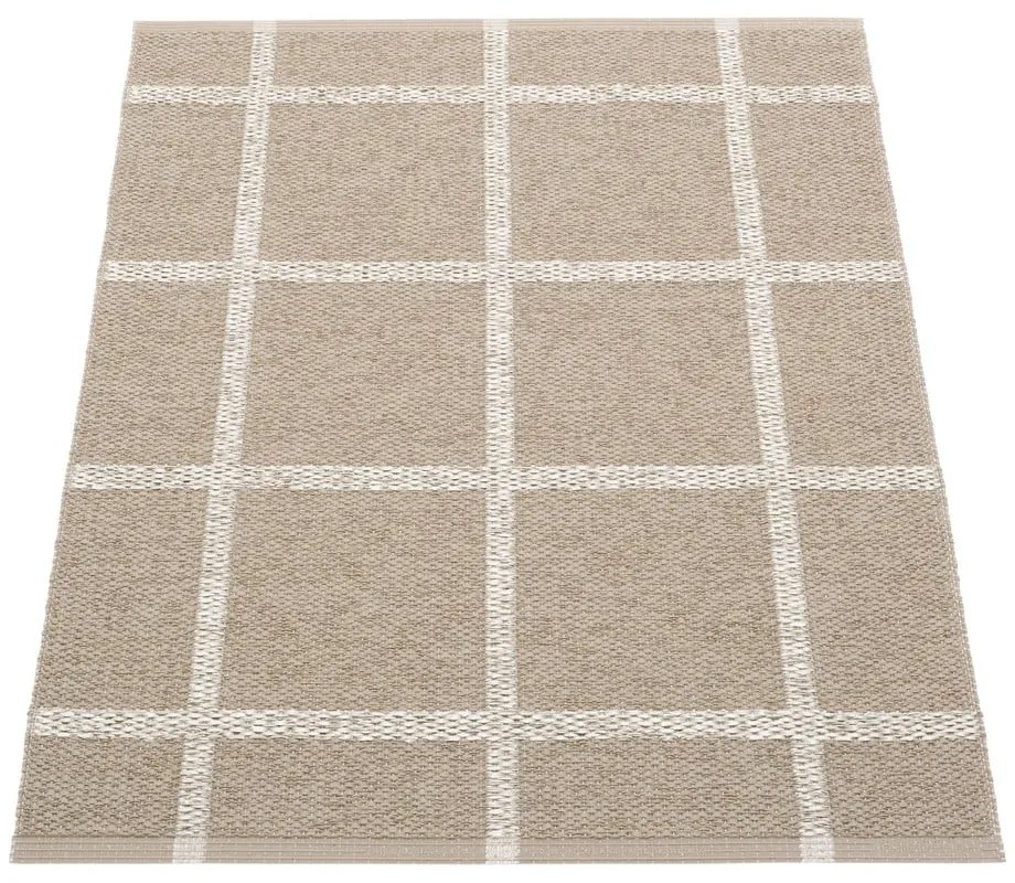 Covor pentru exterior și interior bej 70x100 cm Ada Dark Linen – Pappelina