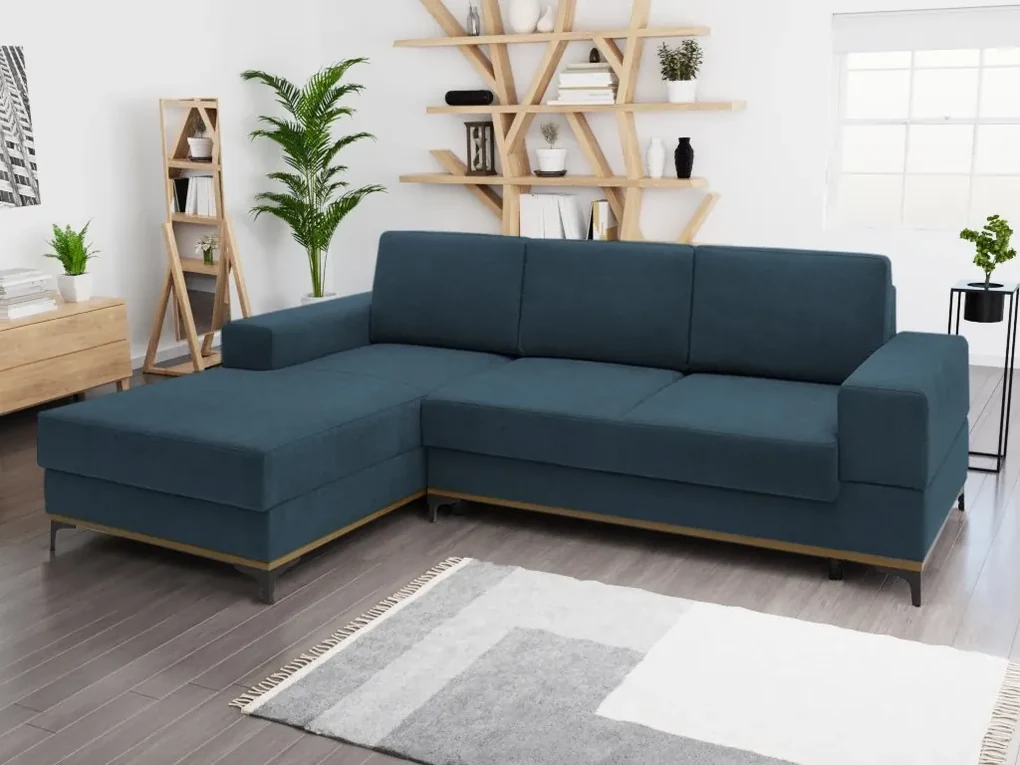 Canapea Culoare Albastru, SPARK Varianta de colt: Colt Dreapta