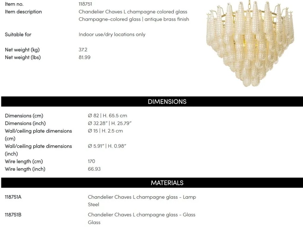 Candelabru, Lustra deosebita LUX design modern Chaves L