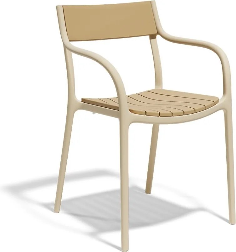 Set de 4 scaune exterior MADISON SLATS