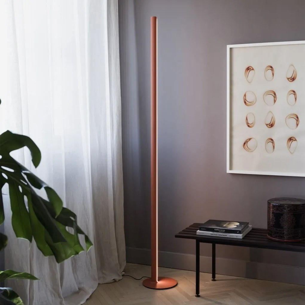 Lampa LED de podea DORICA PT1 BIANCO