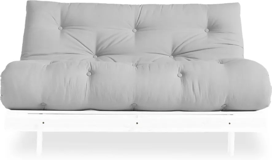 Canapea extensibilă Karup Design Roots White/Light Grey