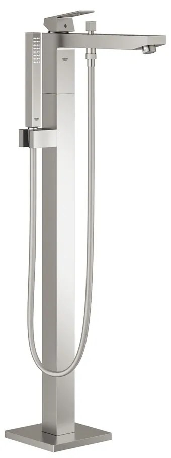 Baterie cada - dus freestanding Grohe Eurocube crom periat Supersteel