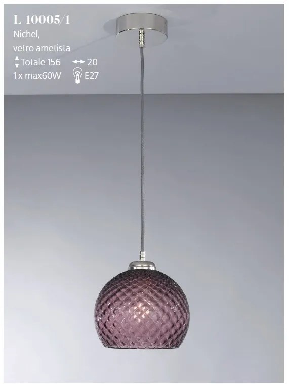 Lustra, Pendul modern design italian 10005 Amethyst