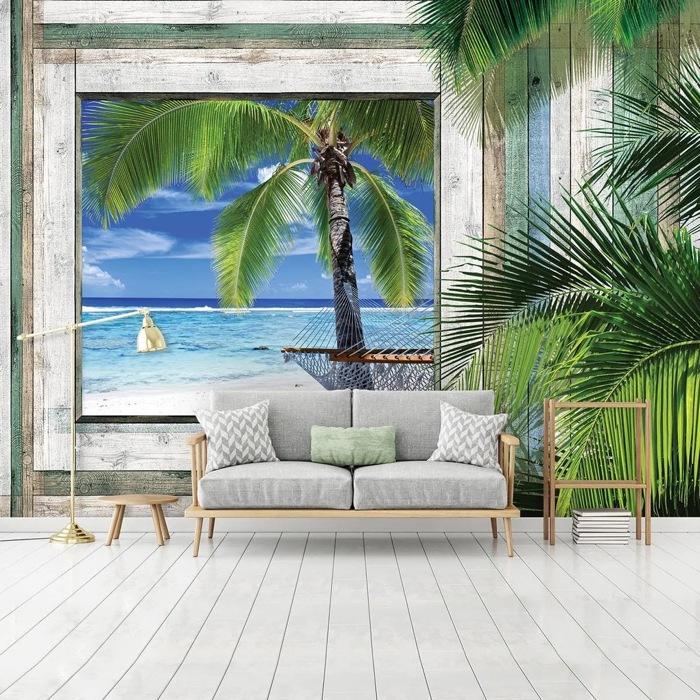 Fototapet - Plajă, mare, nisip (152,5x104 cm)