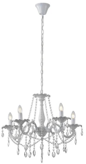 Lustră pe lanț 5xE14/15W/230V